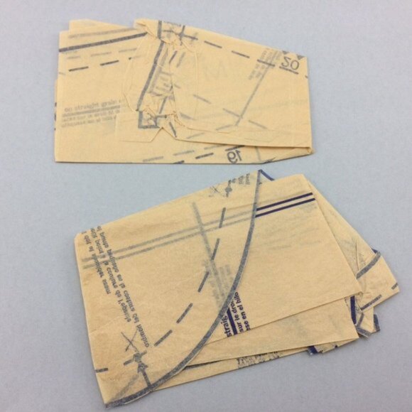 Vintage 70s Simplicity Pattern 5355 Wrap Blouse Halter Top Pants CUT 36" Bust - Picture 12 of 14